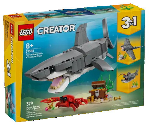 LEGO� Creator - Wilder Hai mit Schatztruhe (379 Teile)