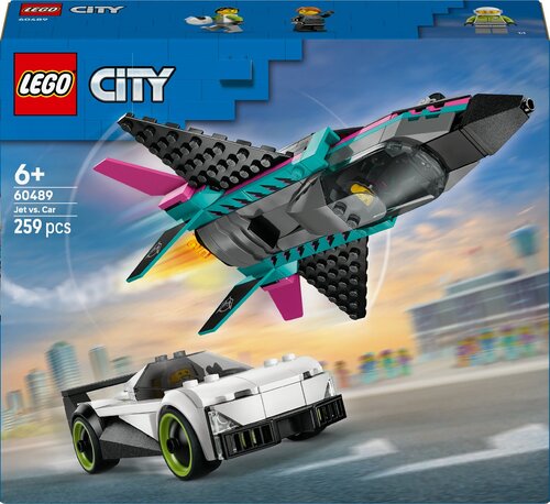 LEGO� City Fahrzeuge - D�senflieger vs. Rennauto (259 Teile)