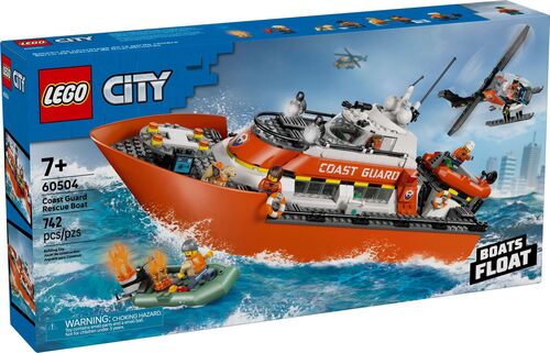 LEGO� City Exploration - Rettungsboot der K�stenwache mit Hubschrauber (742 Teile)