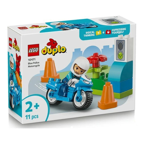 LEGO� DUPLO� Stadt - Blaues Polizeimotorrad (11 Teile)