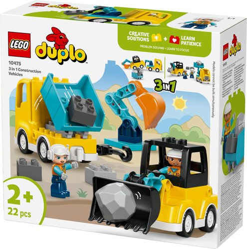 LEGO� DUPLO� Stadt - Baufahrzeuge - 3-in-1-Set (22 Teile)