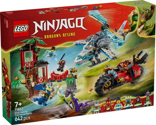 LEGO� NINJAGO - Showdown am Baumhaus mit dem Ninja-Bike (642 Teile)