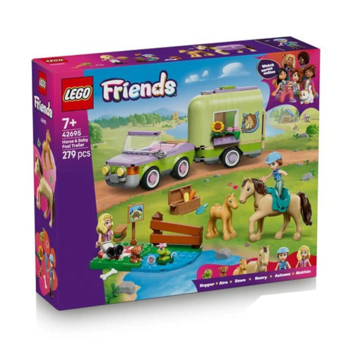 LEGO� Friends - Pferd und Fohlen mit Pferdeanh�nger (279 Teile)