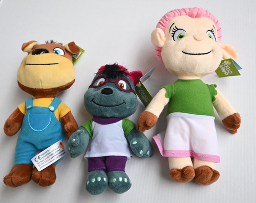 Toggolino Set - Carlito, Florina, Monti - Pl�sch - 25 cm