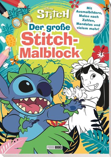 Panini Disney Stitch: Der gro�e Stitch-Malblock - Softcover