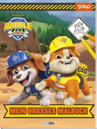 Panini Rubble & Crew: Mein Gro�es Malbuch - Softcover
