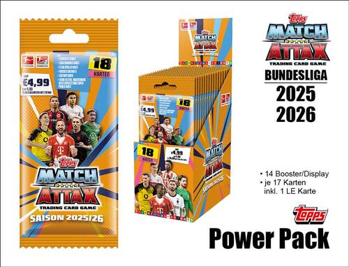 Topps Match Attax Bundesliga 2025/2026 - POWER PACK Display