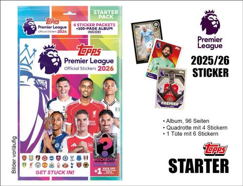 Topps Premier League Sticker 2025/2026 - STARTER