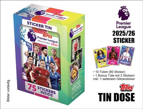 Topps Premier League Sticker 2025/2026 - TIN DOSE