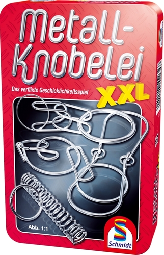 Metall-Knobelei Duell XXL - Mitbringspiel in Metalldose