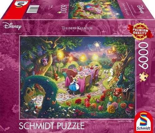Disney Mad Hatters Tea Party - 6000 Teile Puzzle