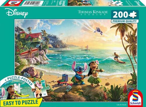 Disney Lilo & Stitch - 200 Teile Puzzle - Thomas Kinkade Collection