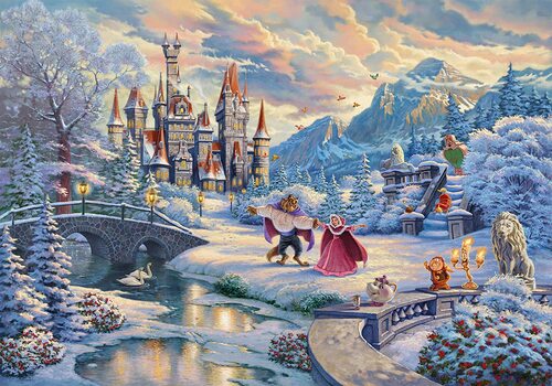 Disney Die Sch�ne und das Biest - Zauberhafter Winterabend - 1000 Teile Puzzle