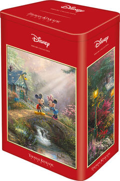 Disney Mickey & Minnie - 500 Teile Puzzle in Nostalgiedose (Thomas Kinkade)