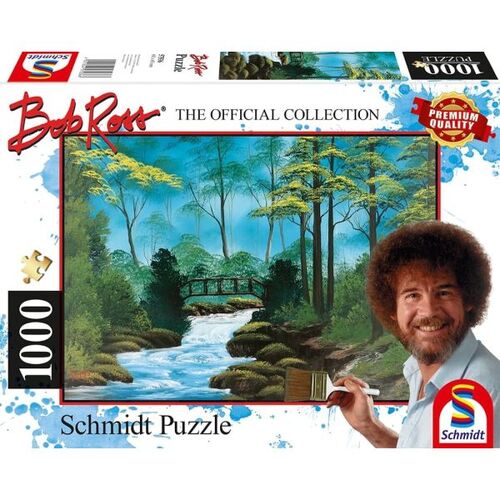 Abgelegene Br�cke - Puzzle 1000 Teile - Bob Ross