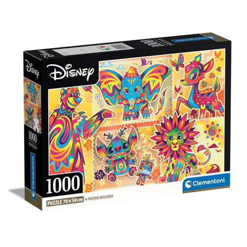 Clementoni 39917 - Disney Classic - 1000 Teile Puzzle Disney Compact