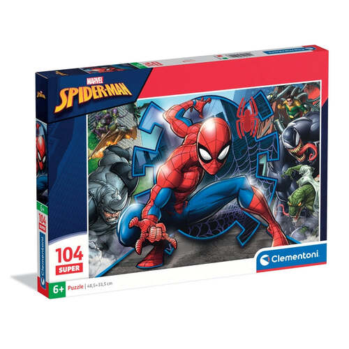 Clementoni 25044 - Marvel Spiderman - 104 Teile SUPER Puzzle