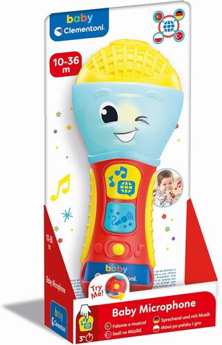 Clementoni 17523 - Baby-Mikrophon - Baby Spielzeug