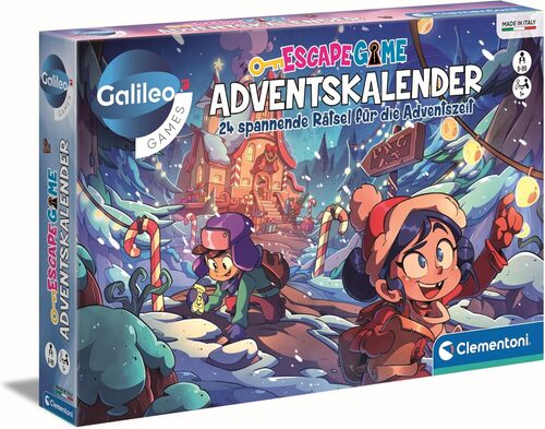Clementoni 59466 - Escape Game - Adventskalender