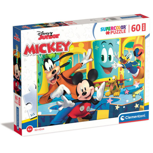 Clementoni 26473 - Disney Mickey Mouse - 60 Teile Puzzle Maxi