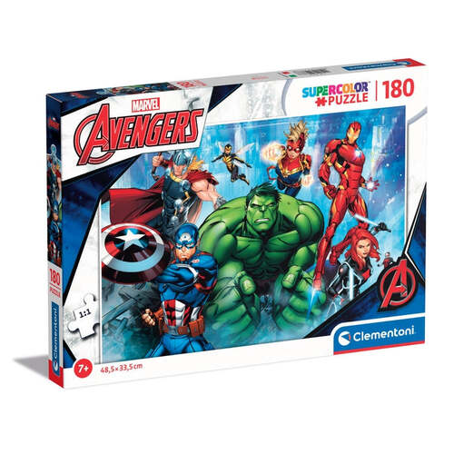 Clementoni 29778 - Marvel Avengers - 180 Teile Puzzle Supercolor