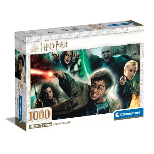 Clementoni 39788 - Harry Potter - 1000 Teile Puzzle - Harry Potter Compact