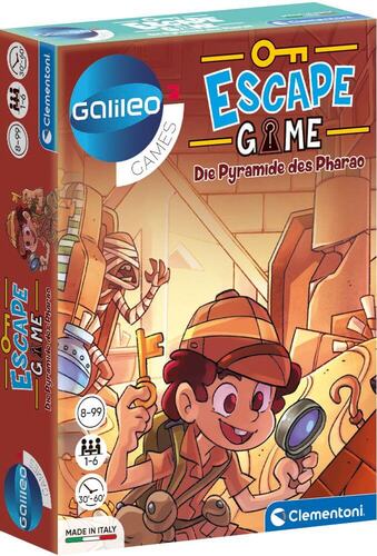 Clementoni 59230 - Escape Game - Die Pyramide des Pharao