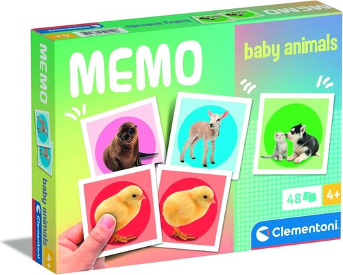 Clementoni 18315 - Tierbabies - Memo Kompakt