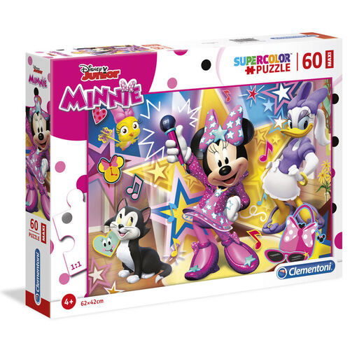Clementoni 26443 - Disney Minnie Happy Helpers - 60 Teile Puzzle Maxi