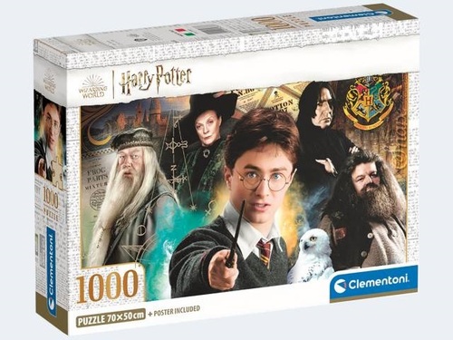 Clementoni 39787 - Harry Potter - 1000 Teile Puzzle - Harry Potter Compact
