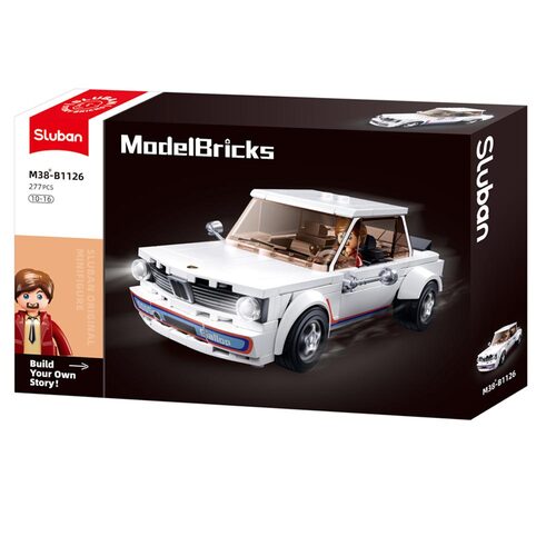 Sluban M38-B1126 - Model Bricks - Auto klassisch wei�