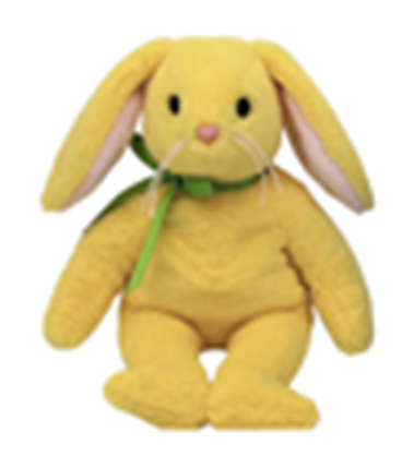Ty 41331 - Original Beanie Babie Gelb Hase Pl�sch - 15 cm