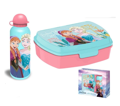 Disney Frozen / Die Eisk�nigin - Brotdose & Aluminium Trinkflasche