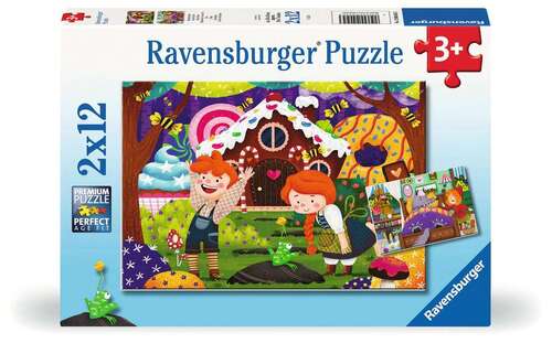 M�rchenhafte Geschichten - Puzzle 2 x 12 Teile