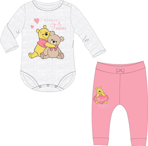 Disney Winnie The Pooh - Set f�r Babys rosa - Gr��e 86