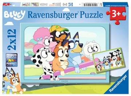 Spa� mit Bluey - Puzzle - 2 x 12 Teile