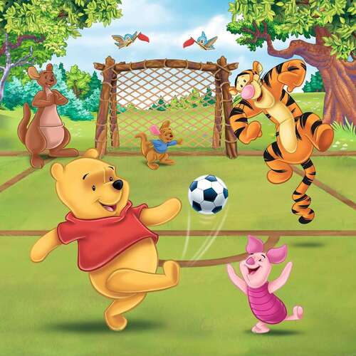 Disney Winnie the Pooh - Tag des Sports - Puzzle 3 x 49 Teile