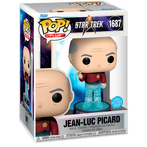 Funko 83772 - Pop! Plus - Star Trek Jean-Luc Picard (Glitter) #1687