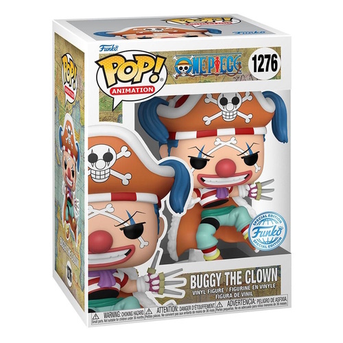 Funko 63215 - Pop! Animation - One Piece Buggy the Clown #1276