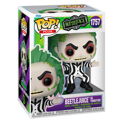 Funko 83562 - Pop! Plus - Beetlejuice on Tombstone #1757