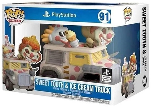Funko 33878 - Pop! Rides - PlayStation Sweet Tooth & Ice Cream Truck #91