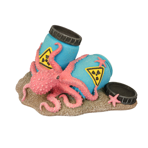 Radioaktive F�sserit Oktopus Mehrfarbig - Deko-Figur