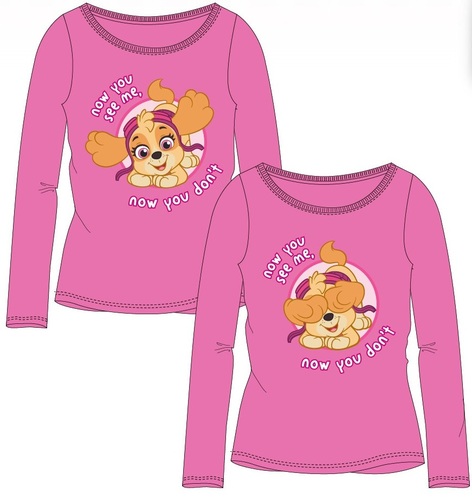Paw Patrol - Langarm T-Shirt - Pink - Gr��e 110