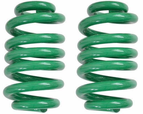 2 St�ck Schraubenfedern f�r Westfalia Anh�nger 1400 kg - Farbe gr�n