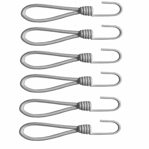 6 St�ck Transportnetz - Haken, Expanderhaken, Ladungssicherungsnetz, Spiralhaken