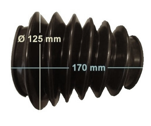 Faltenbalg f�r Hahn + PEITZ Typ ABV, AEV, AER, ANR etc. + 2x Kabelbinder