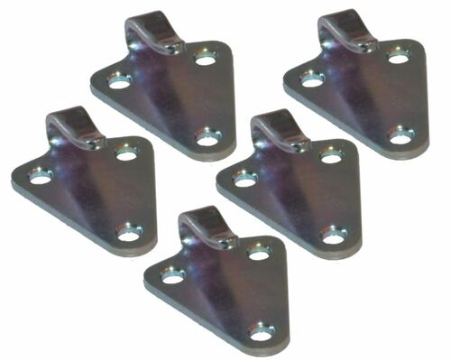 5 St�ck - Dreiloch - Planenhaken - gestanzte Ausf�hrung - Stahl verzinkt