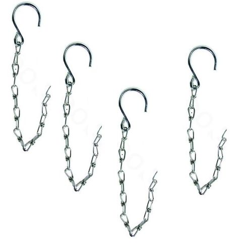 4 St�ck - Sicherungskettchen verzinkt - Sicherungskette f�r Bordwandverriegel