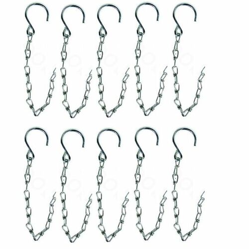 10 St�ck - Sicherungskettchen verzinkt - Sicherungskette f�r Bordwandverriegel
