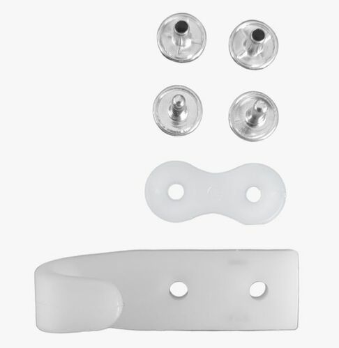 5 St�ck - Planenhaken f�r Schleuderverschluss mit Doppel-Calott Nieten�